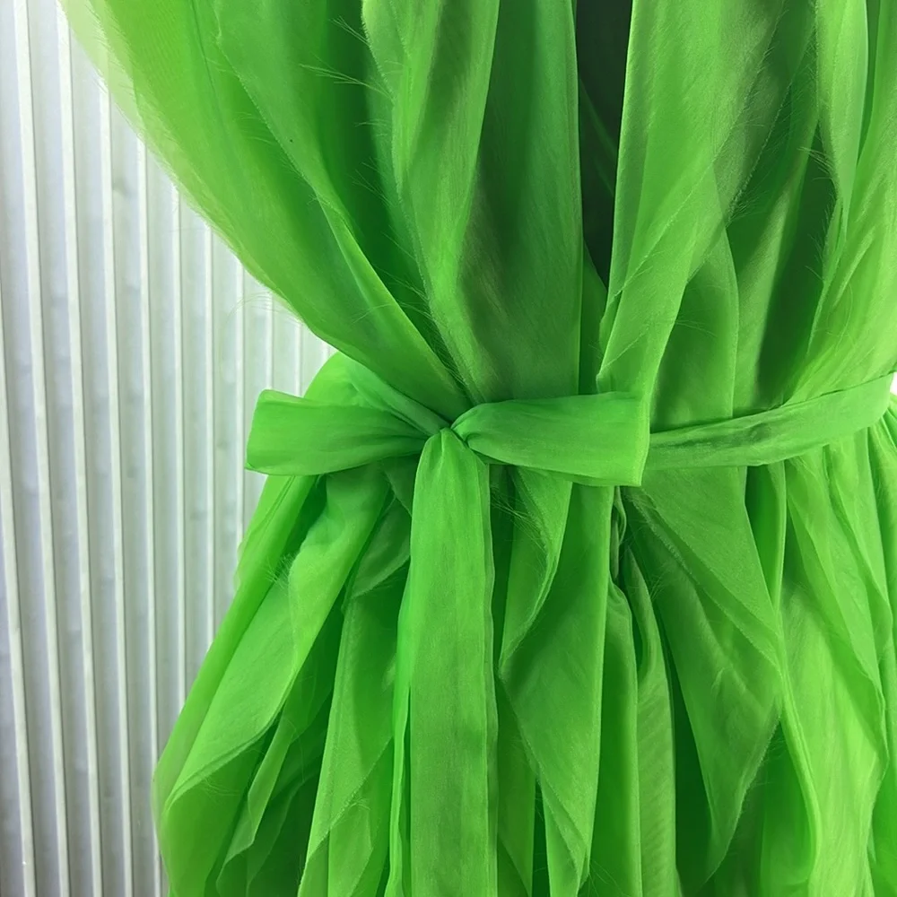 Vibrant Green Jumpsuit - Picture 8 of 13